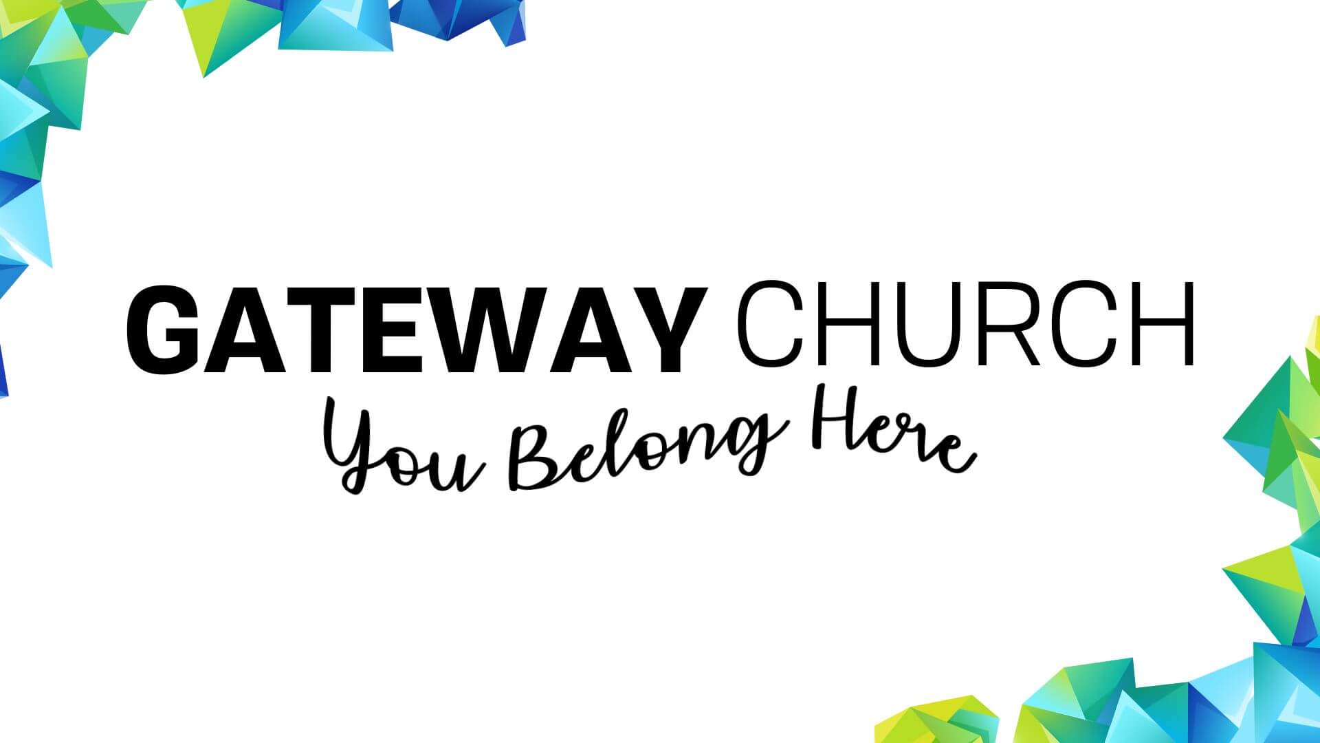 You belong here